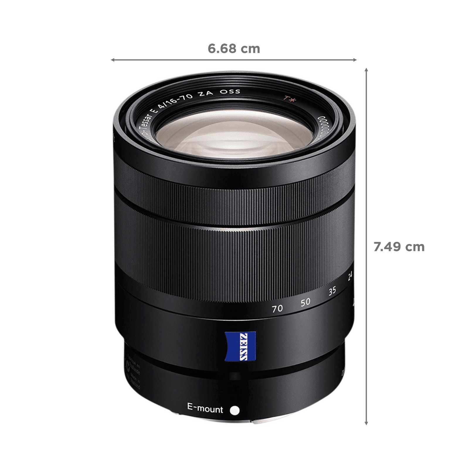 Buy SONY Vario-Tessar T E 16-70mm f/4 - f/22 Standard Zoom Lens